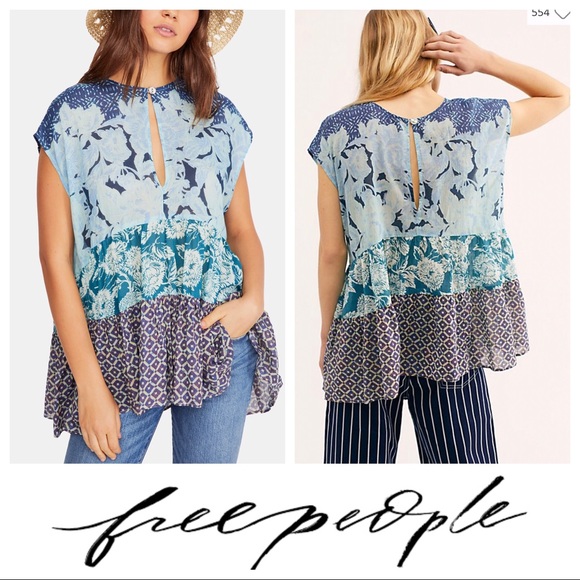 Free People Tops - NWT Free People💕 Gotta Have You Tunic  in Blue